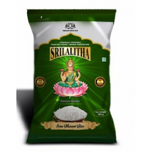 sriLalitha Sona Masoori Rice - 10 Kg